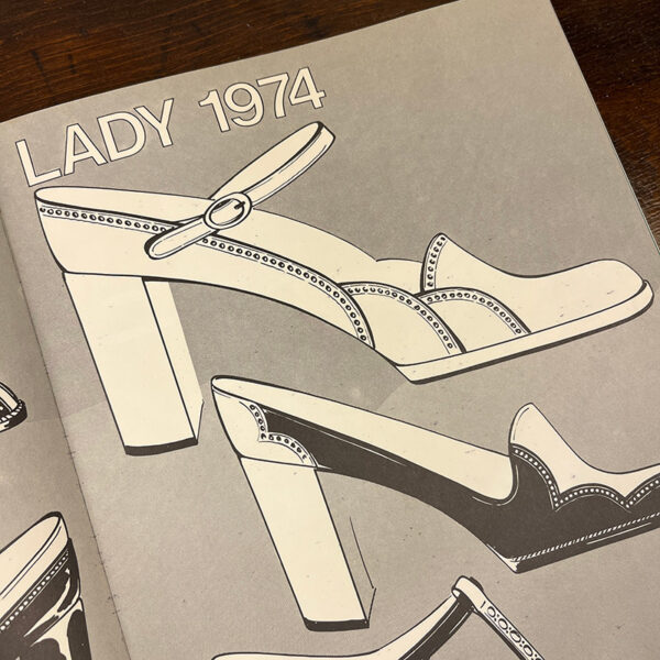 rivista impuls moda calzature anni '70