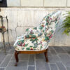 poltrona vintage inglese a fiori Bobeche