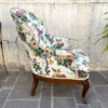 poltrona vintage inglese a fiori Bobeche